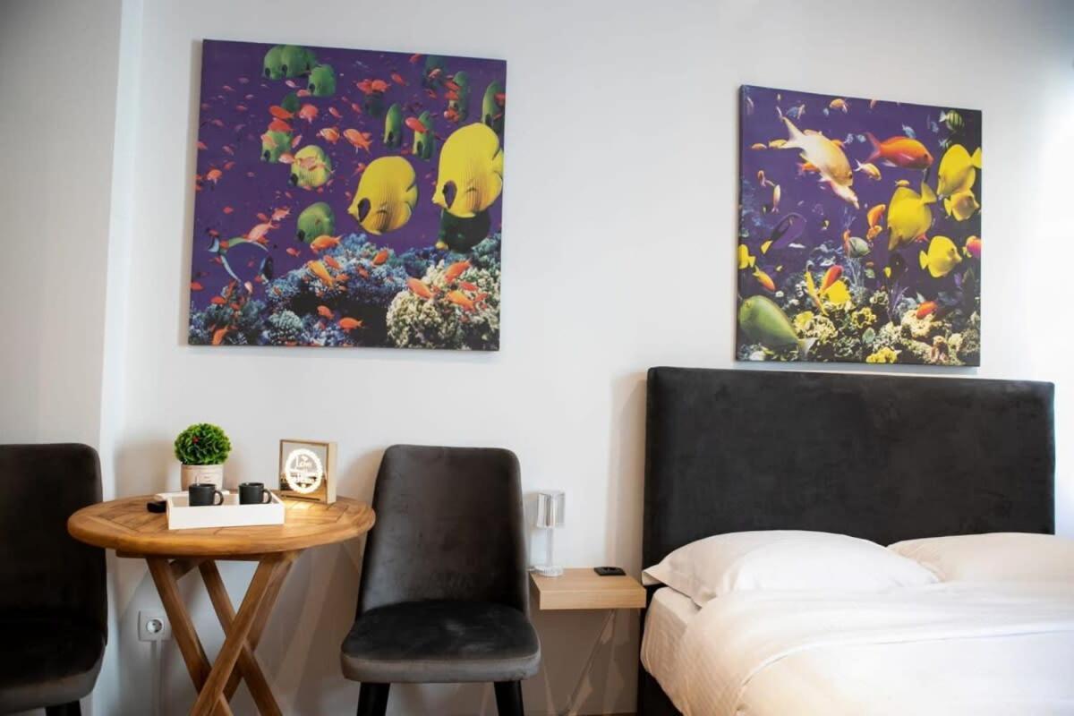 Cozy Modern Studio In Thessaloniki Lägenhet Exteriör bild